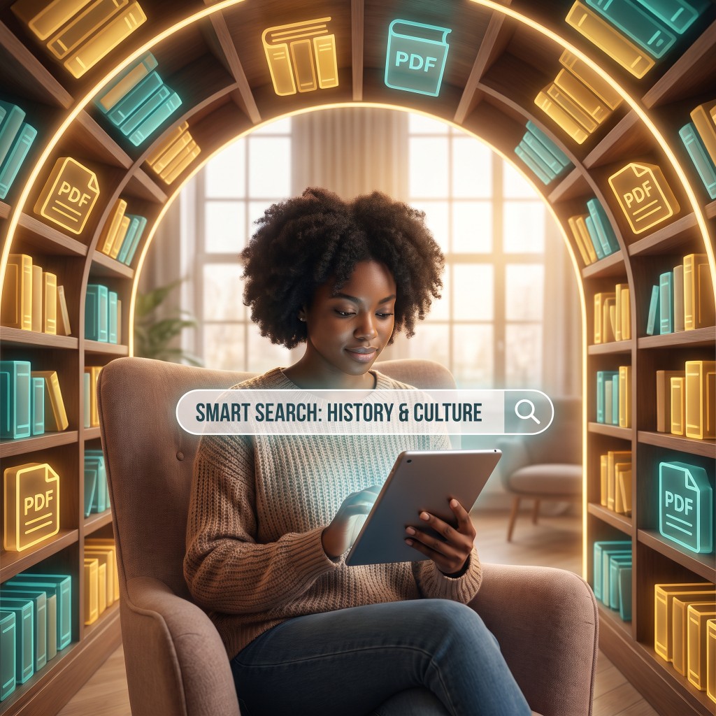 Digital library smart search